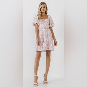 ENGLISH FACTORY MINI DRESS
